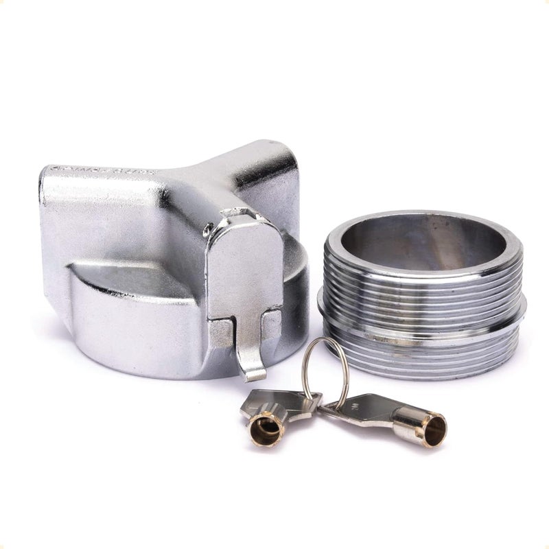 Flow Security Systems The Flow Security Systems VersaLock | Vented Locking Fuel Tank Cap | For Transfer & Above Ground Commercial Tanks | Prevents Theft & Secures Fuel Tanks | FSS 754 | Includes Adapter | 1CT - Image 1